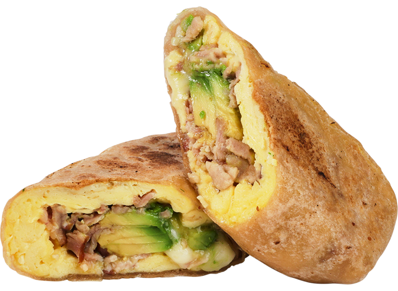 Gluten-Friendly Canadian Bacon Breakfast Burrito
