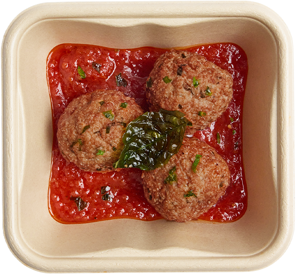 Beef Meatballs with Sauce (Prepack)