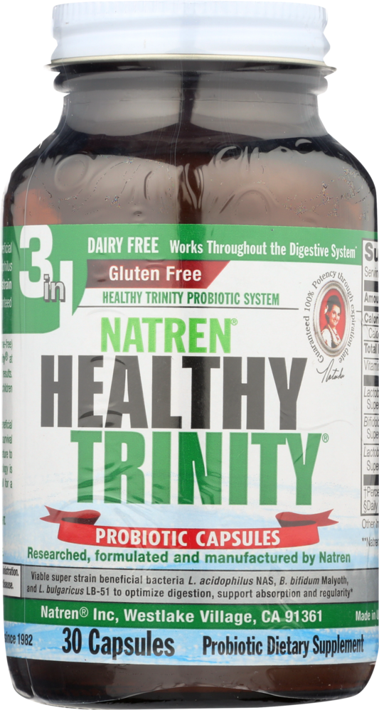 Healthy Trinity Probiotic 30B CFU - Natren
