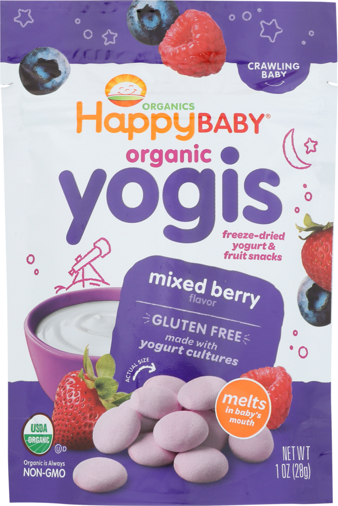 Happy Baby Yogurt Puffs Mixed Berry - Erewhon