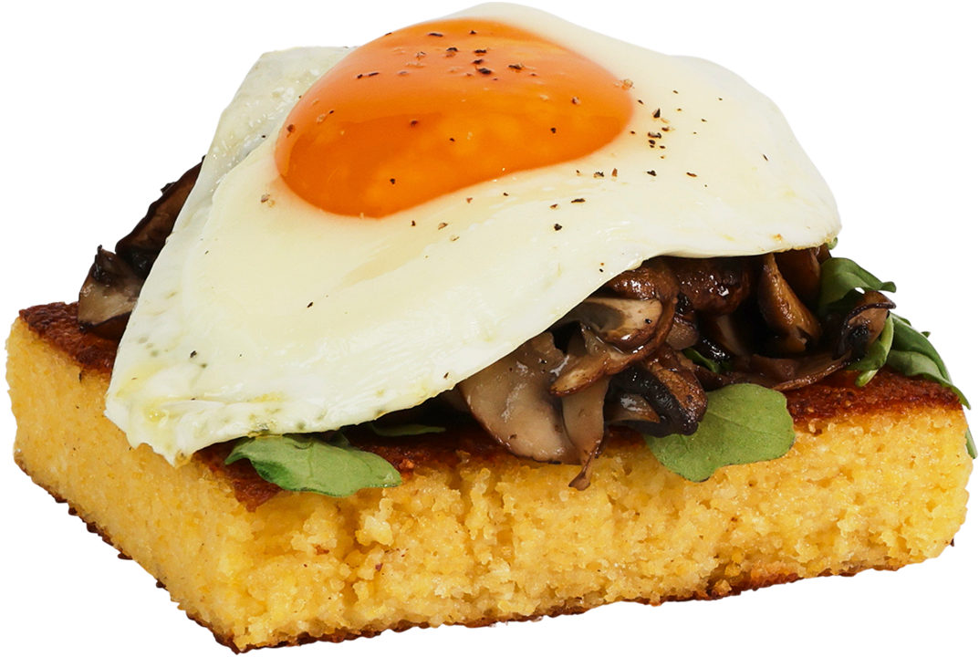 Polenta & Mushroom Tartine