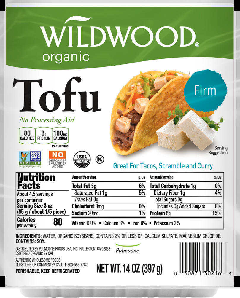 Wildwood Firm Tofu 14oz - Erewhon