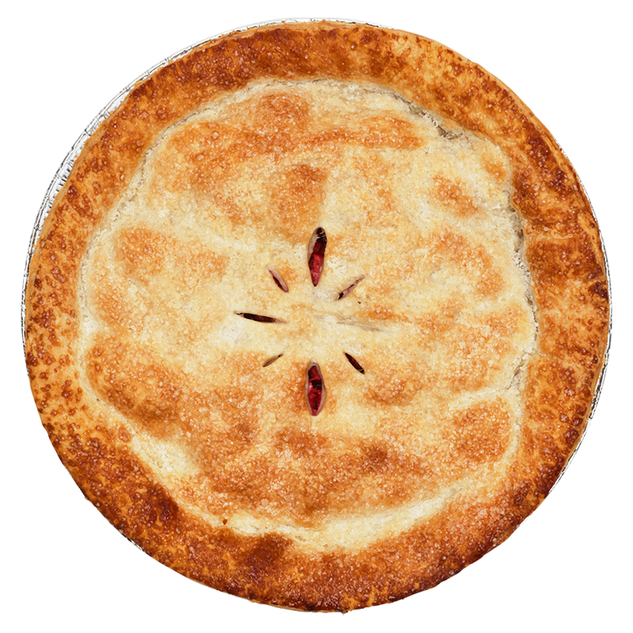 Vegan Strawberry Rhubarb Pie Whole
