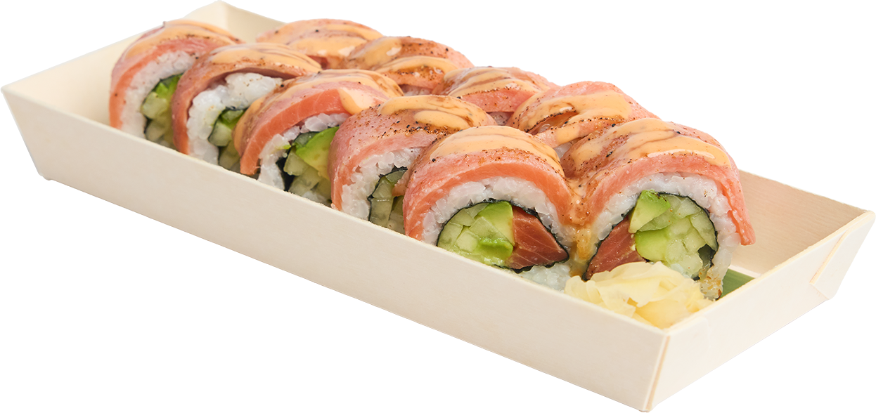Seared Spicy Wild Salmon Roll