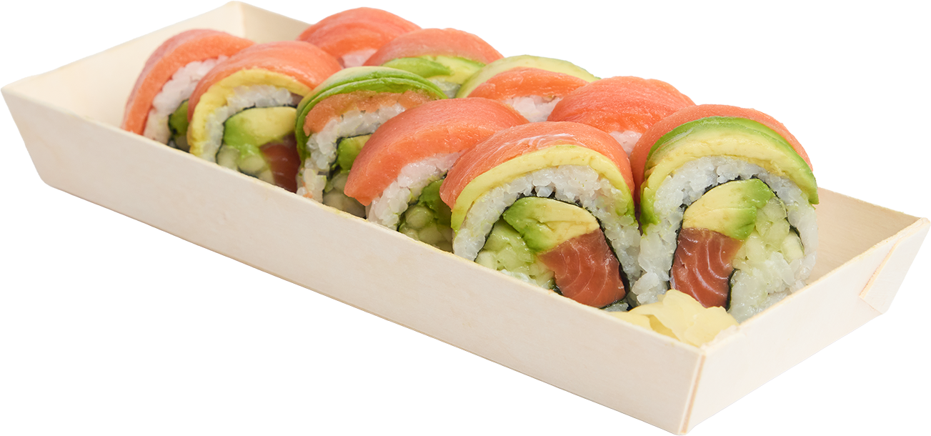 Wild Salmon Rainbow Roll