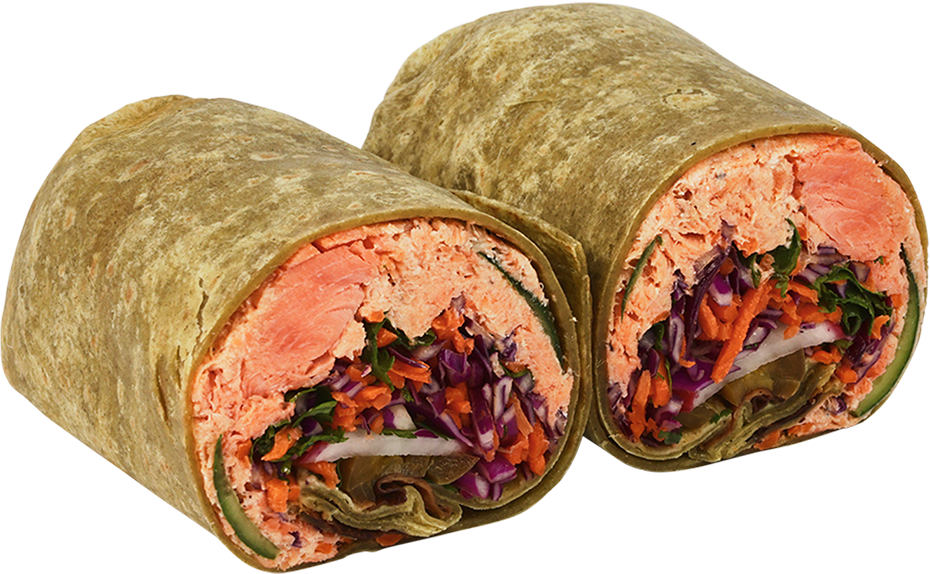 Salmon Banh Mi Wrap