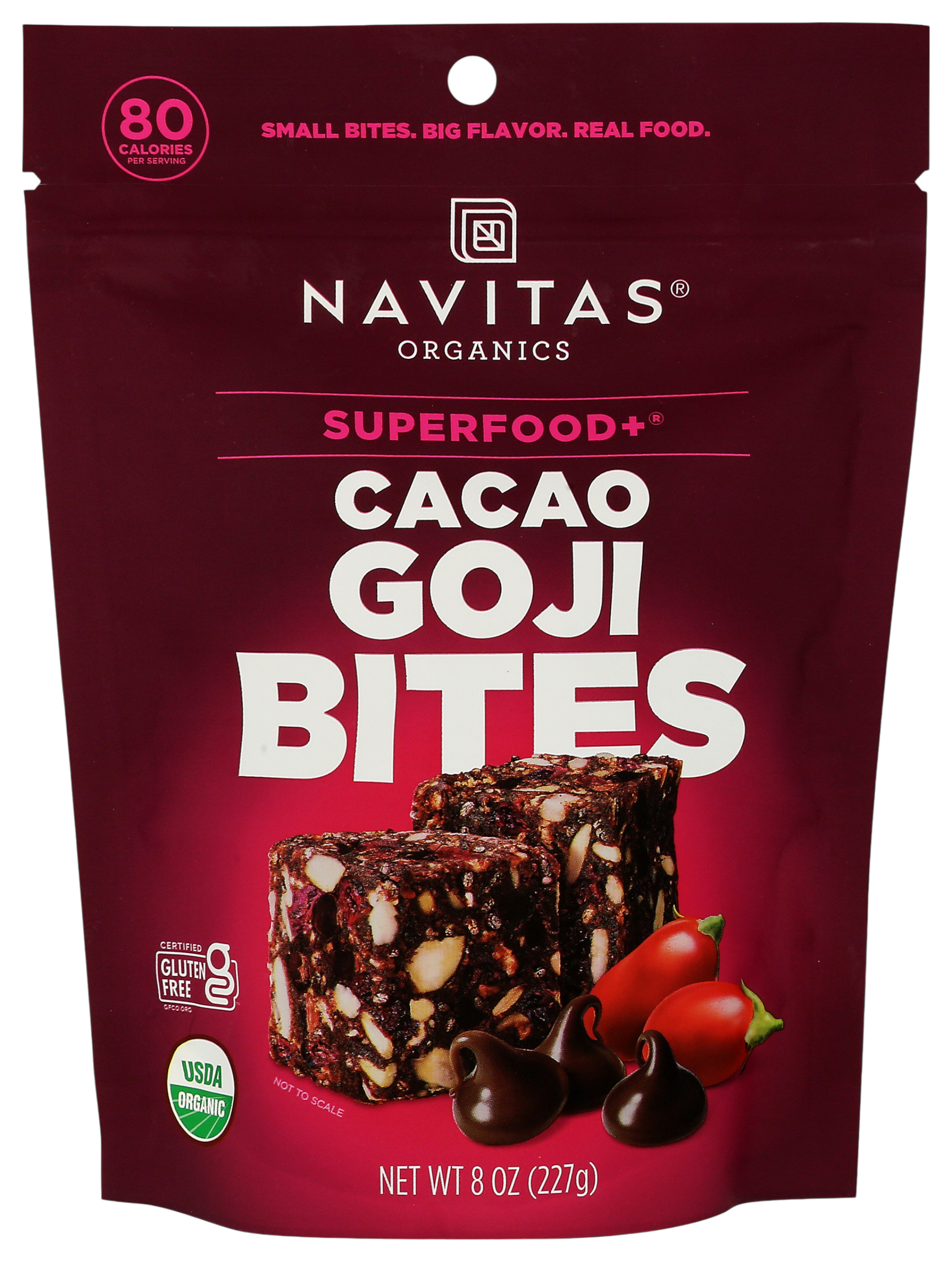 Navitas Cacao Goji Power Snacks - Erewhon