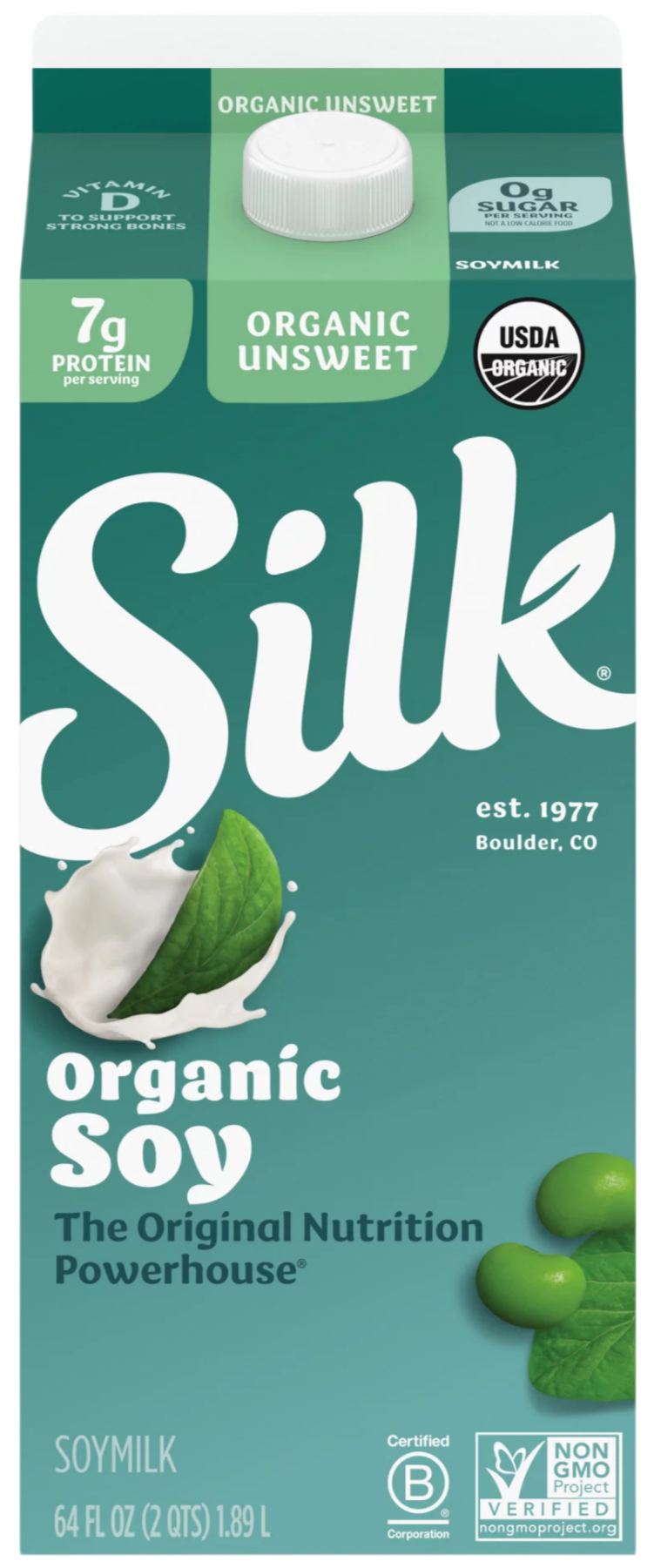 Silk Unsweetened Soy Milk - Erewhon