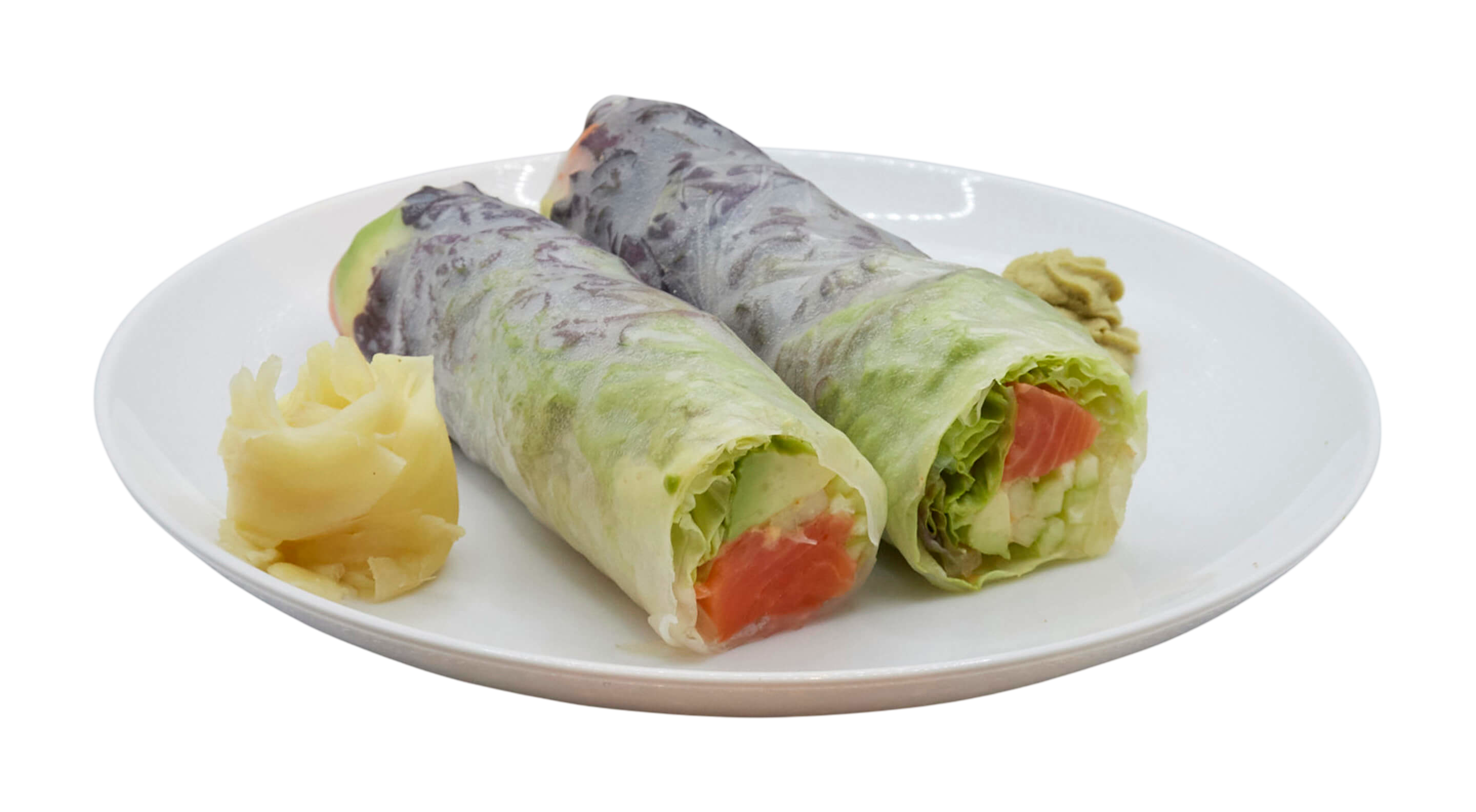 Spicy Wild Salmon Summer Roll (GF)