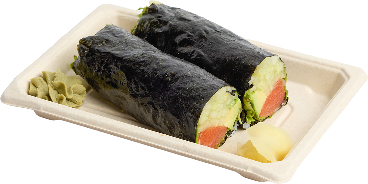 Spicy Wild Salmon Hand Roll (GF)