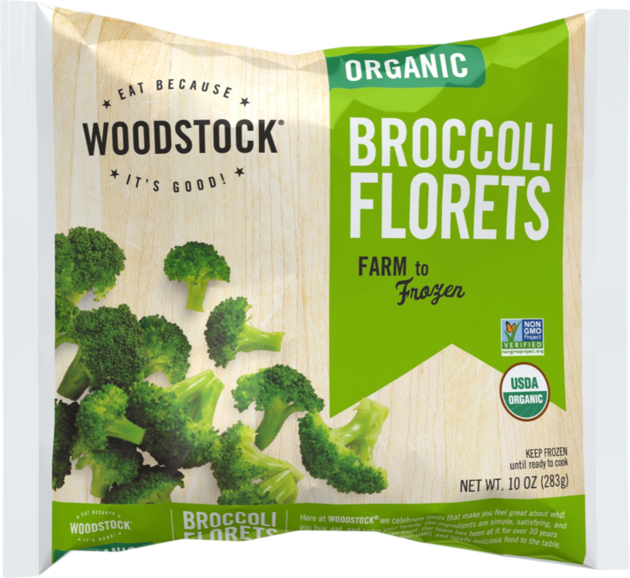 Woodstock Farms Frozen Broccoli Florets - Erewhon