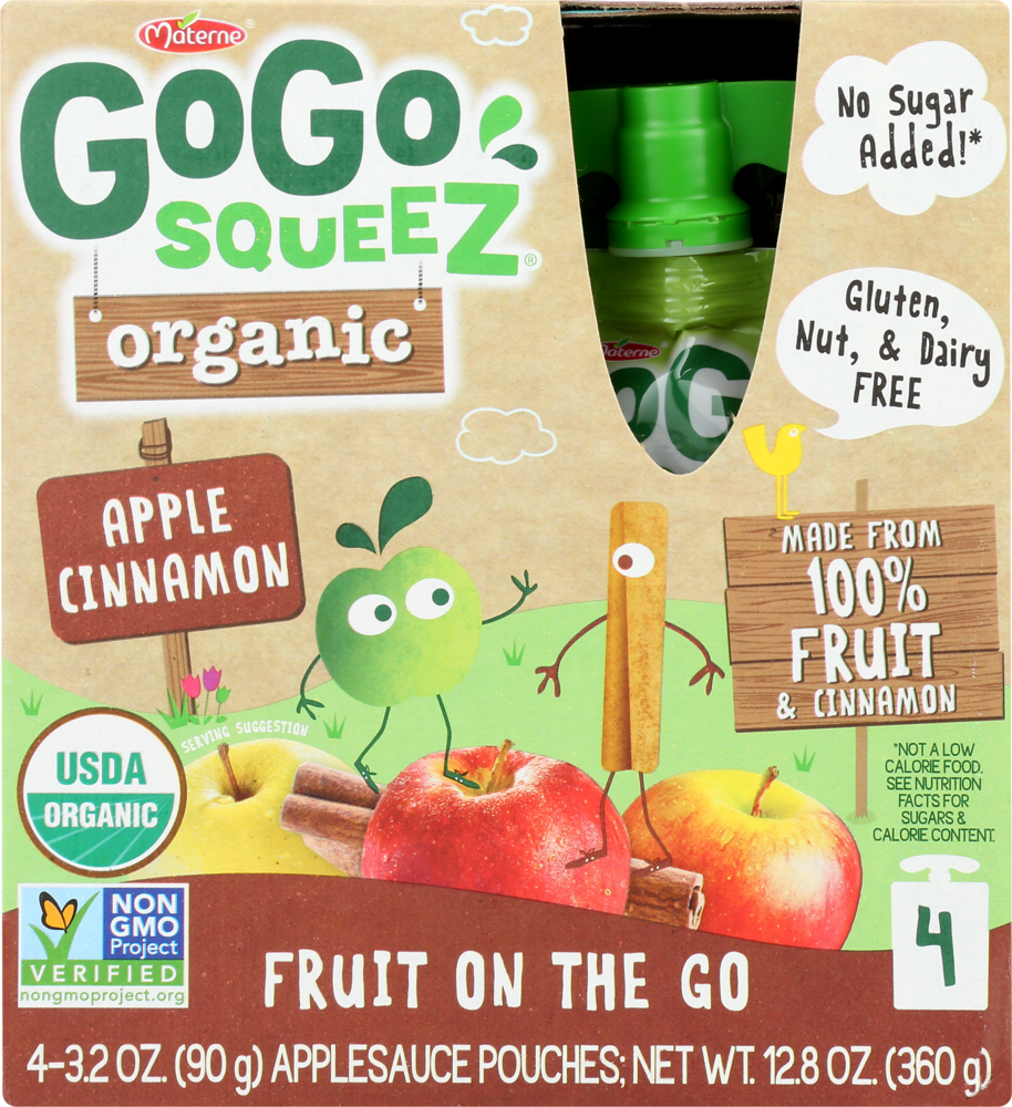 【shushu266226さま】ポンコツ2015年2本セット「C」 Gogo Squeez Cinnamon Applesauce Pouches