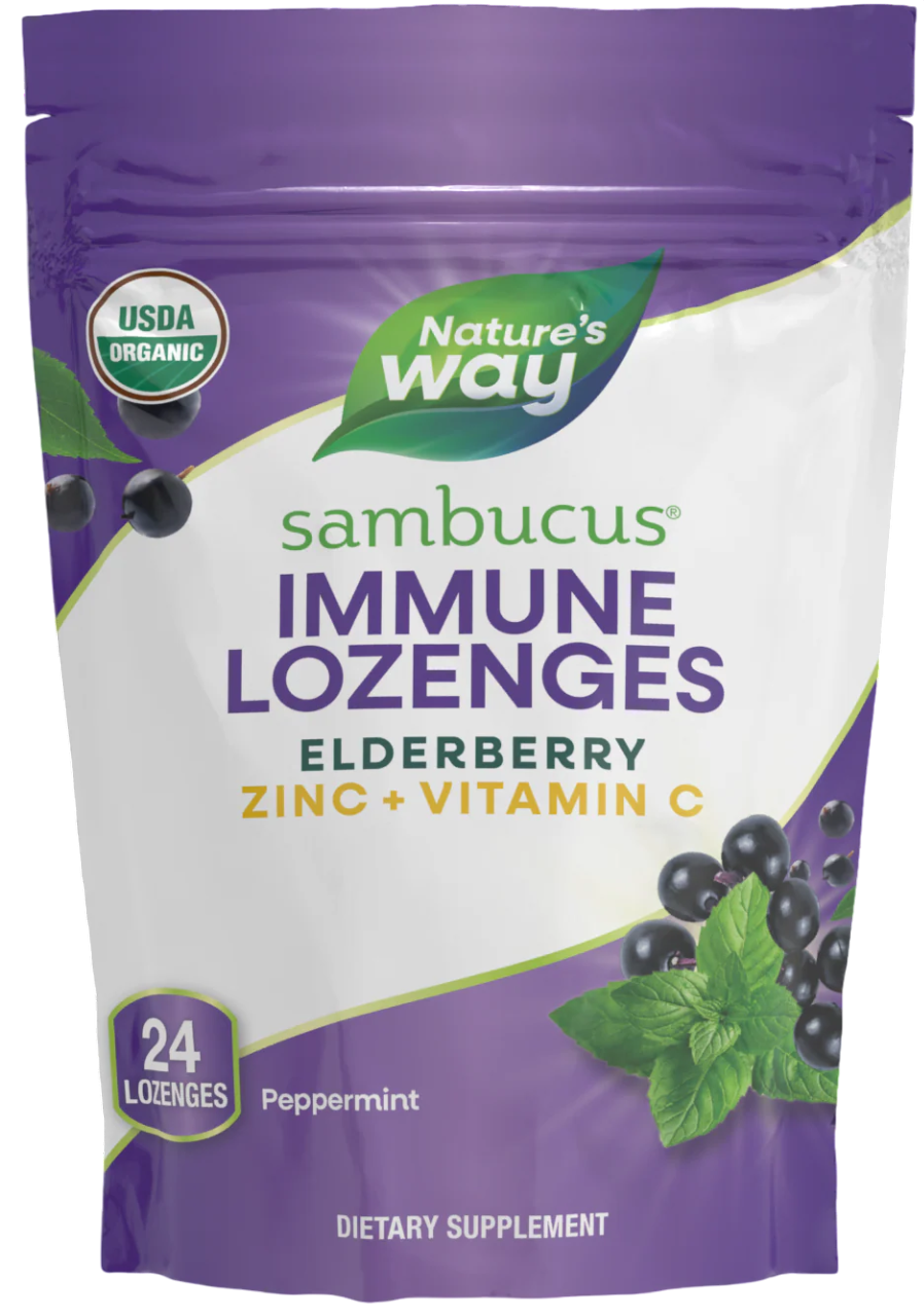 Nature's Way Elderberry Zinc Lozenges - Erewhon
