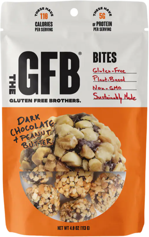 Dark Chocolate Peanut Butter Bites - The GFB
