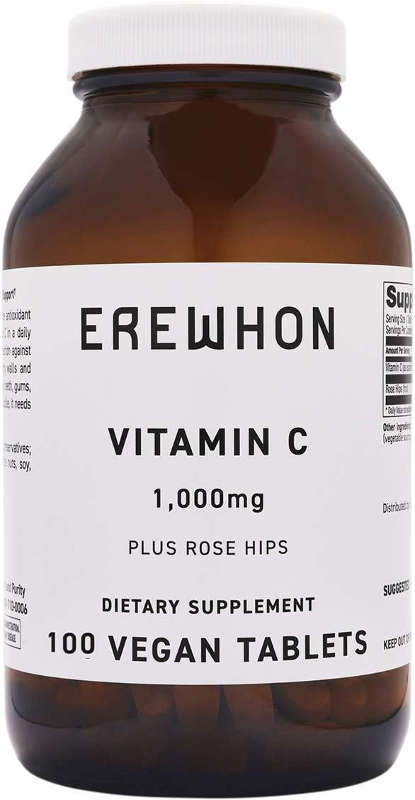 Vitamin C 500mg with Rose Hips - Erewhon Vitamin C 500mg with Rose Hips - Erewhon