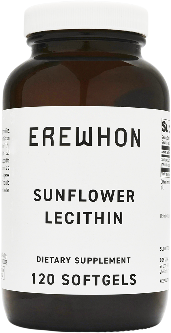 Erewhon Sunflower Lecithin Softgels: Natural Brain Health Boost