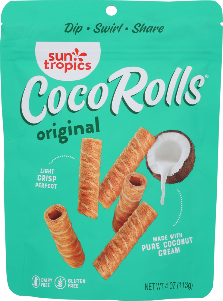 CocoRolls Coconut Wafer Rolls - Sun Tropics