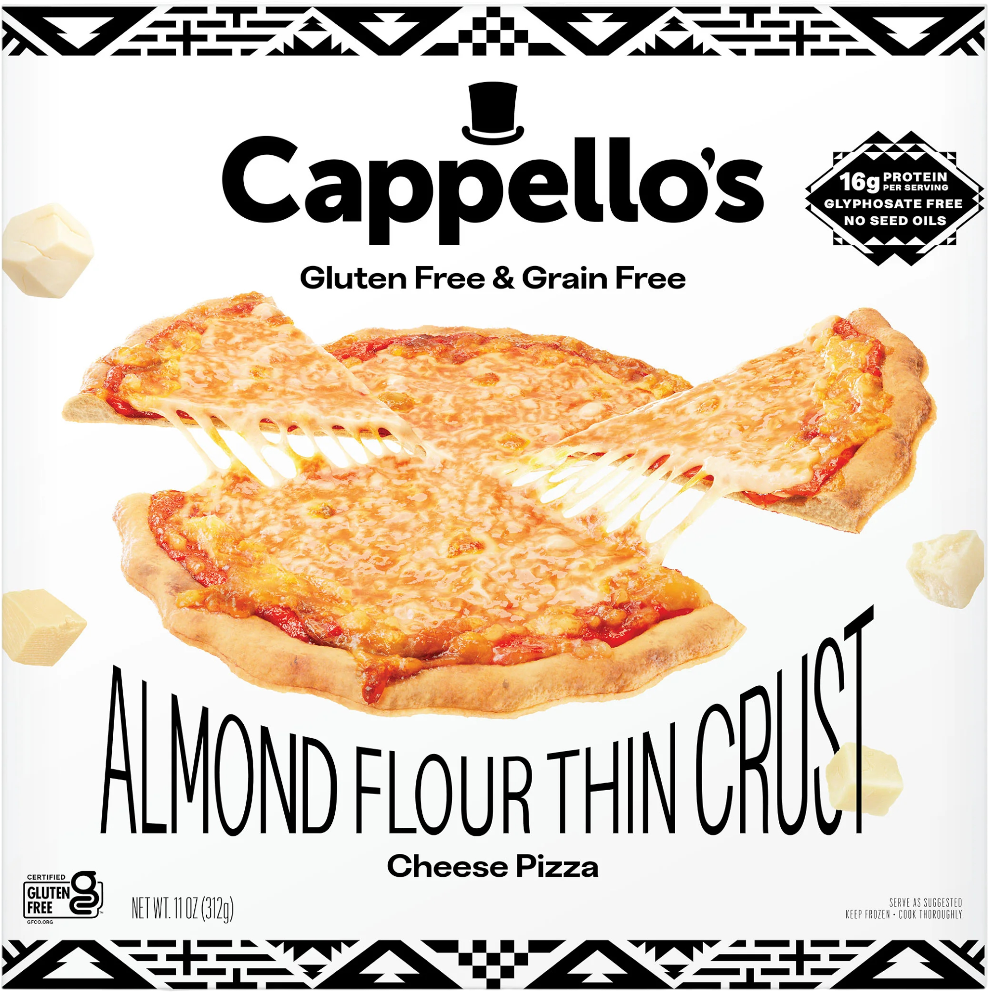 Cappello's Almond Flour Cheese Pizza - Erewhon