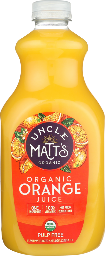 Uncle Matt's Pulp-Free Orange Juice - Erewhon