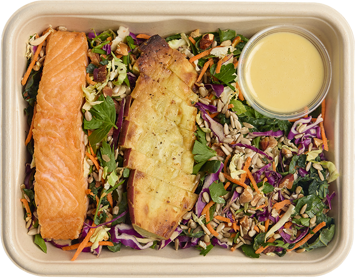 Salmon Sweet Potato Detox Bowl (Packaged)