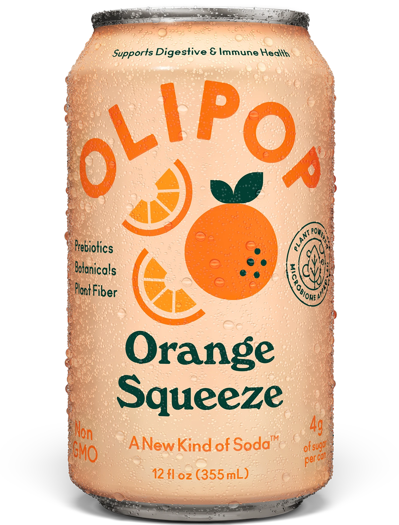 Orange Prebiotic Soda - OliPop