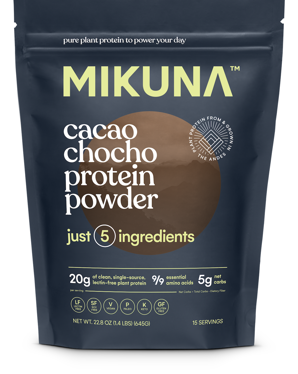 Mikuna Cacao Chocho Plant Protein - Erewhon