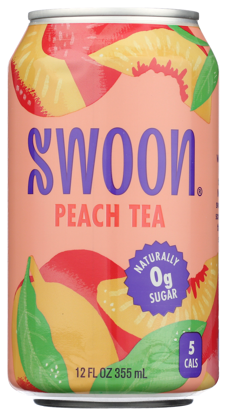 Swoon Peach Tea with Monk Fruit - Erewhon