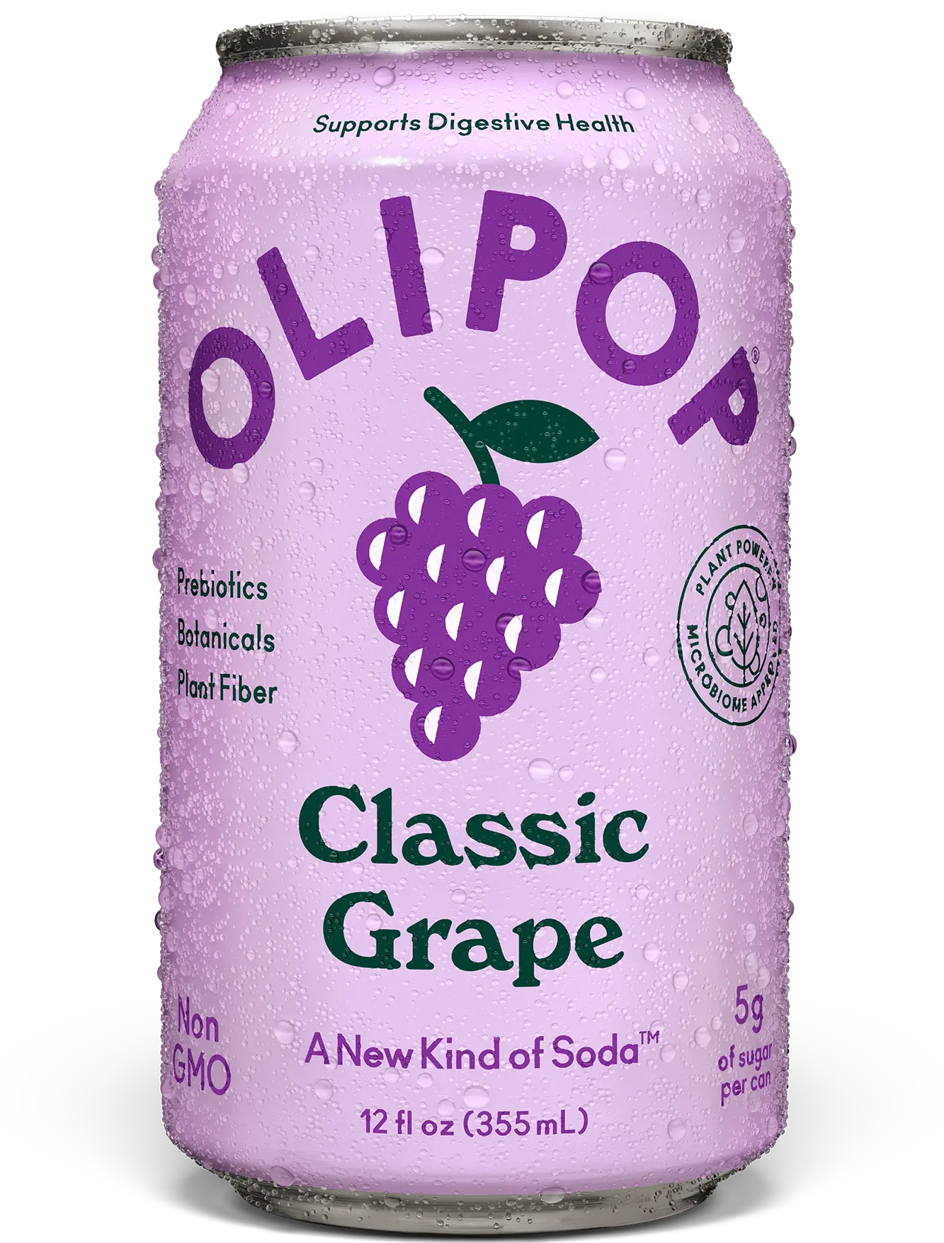 OliPOP Classic Grape Prebiotic Soda - Erewhon
