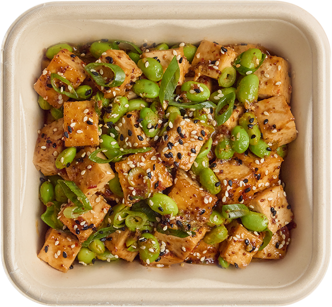 Edamame & Tofu with Ginger & Scallion (Prepack)