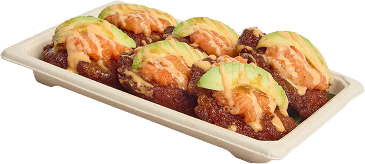 Spicy Salmon Crispy Rice (GF)