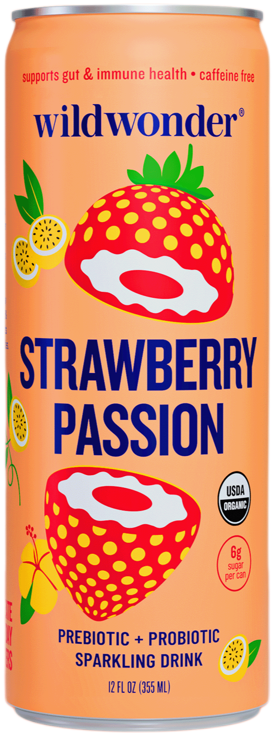 Wildwonder Strawberry Passion Sparkling Drink