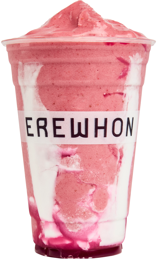 Hailey Bieber's Strawberry Glaze Skin Smoothie