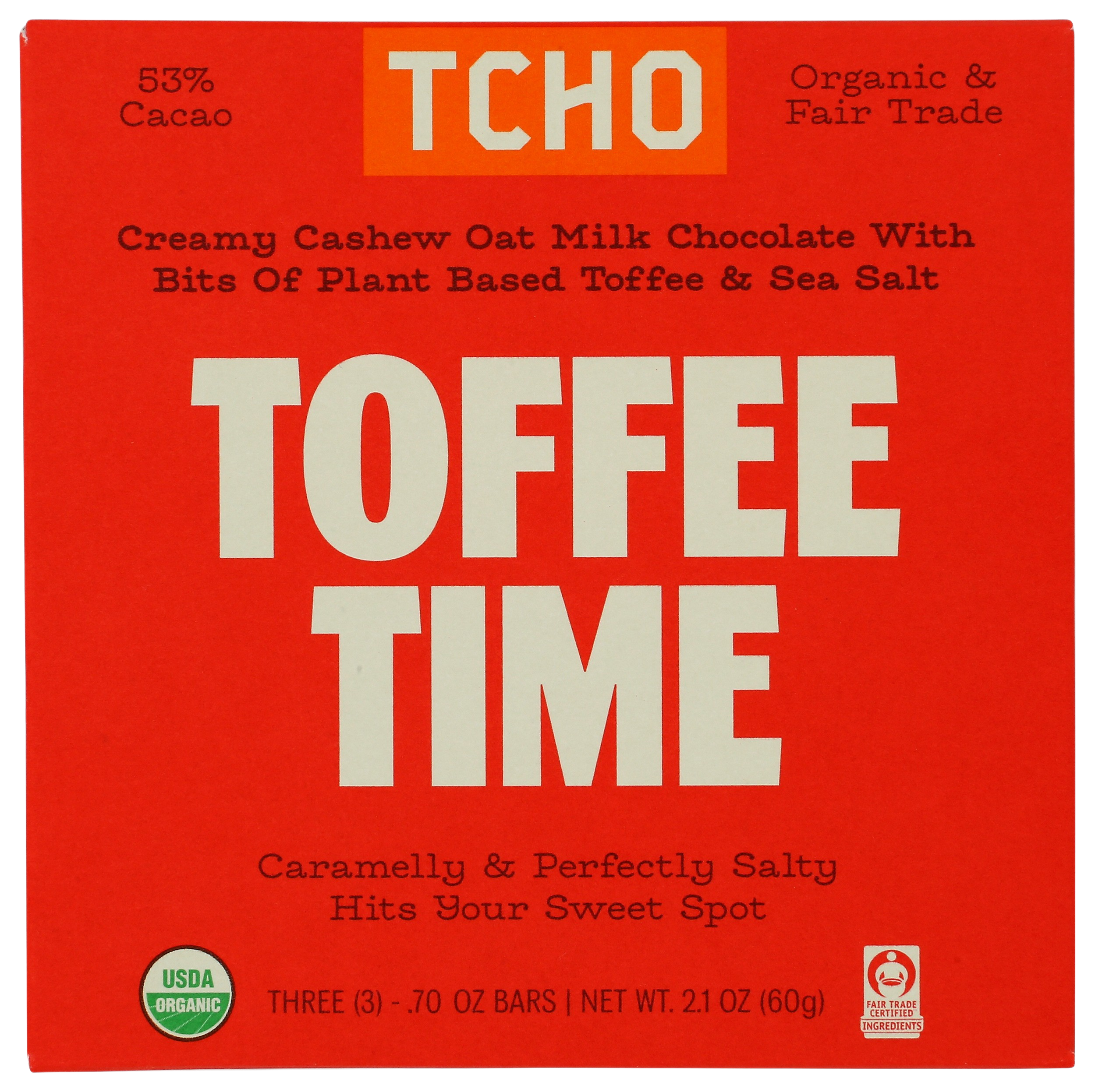 Tcho Toffee Time Chocolate Bar - Erewhon