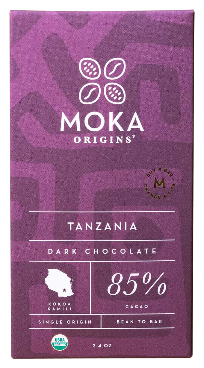 Dark Chocolate Tanzania Bar - Moka Origins