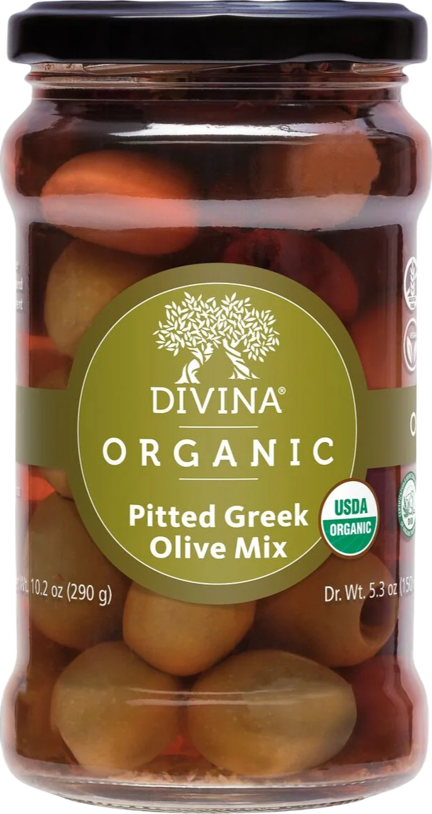 Divina Pitted Greek Olives Mix - Erewhon