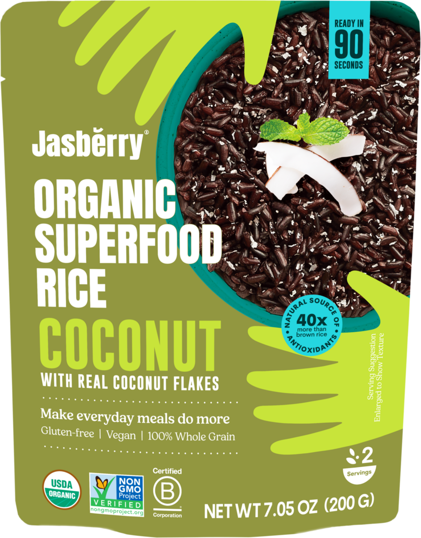 Jasberry Purple Rice with Coconut - Erewhon