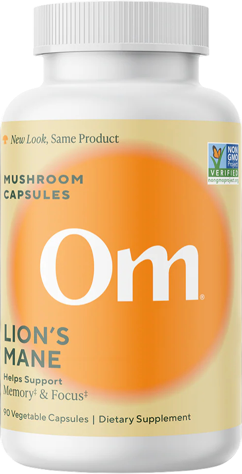 Lion's Mane Mushroom Capsules - Om Mushroom