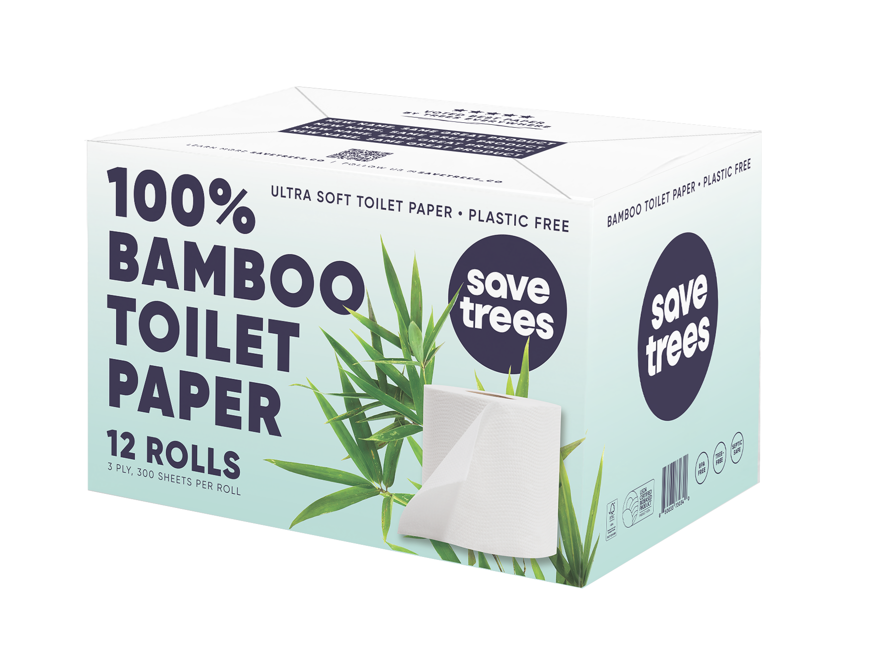 Bamboo Toilet Paper - Save Trees | Erewhon