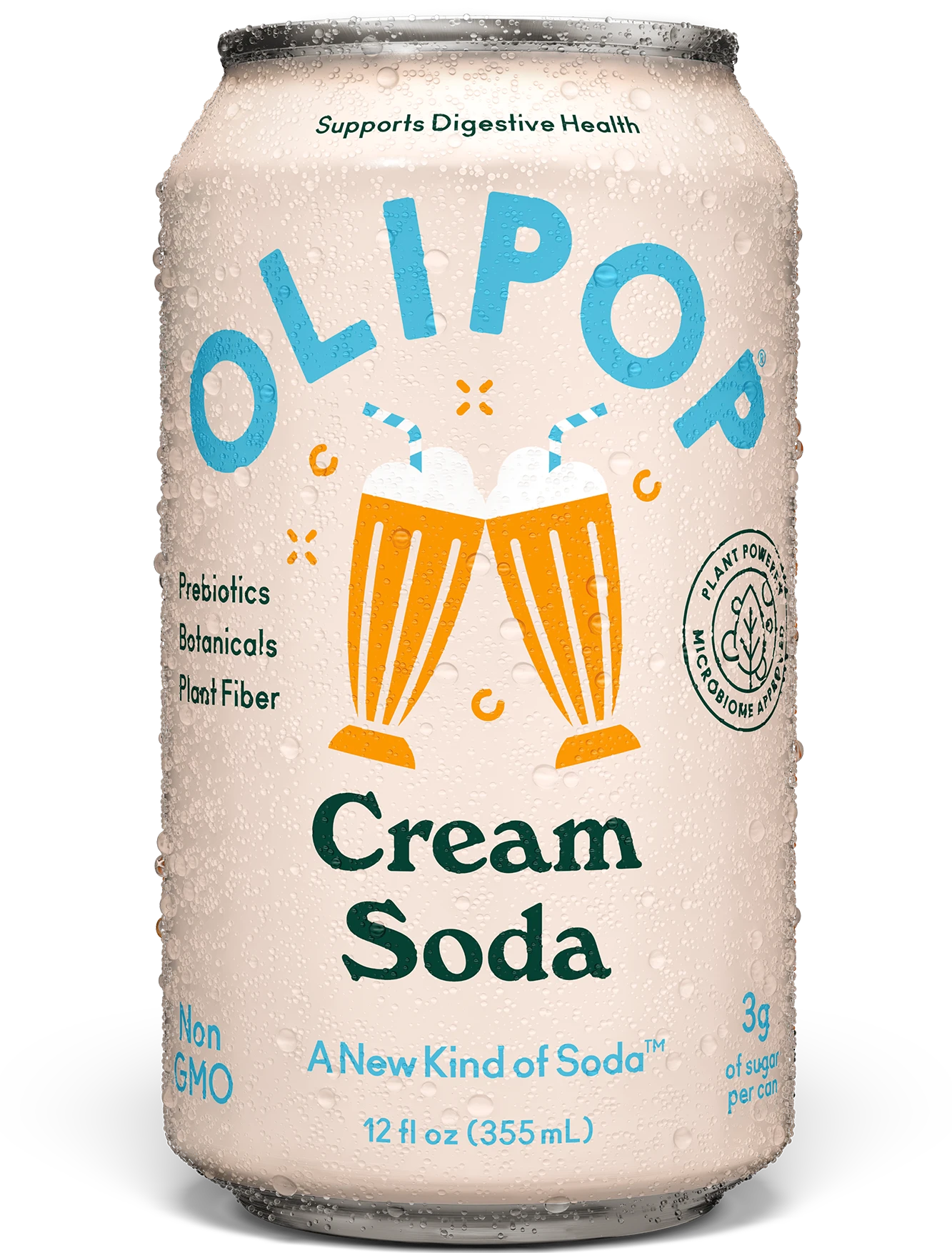 OliPop Prebiotic Cream Soda - Erewhon