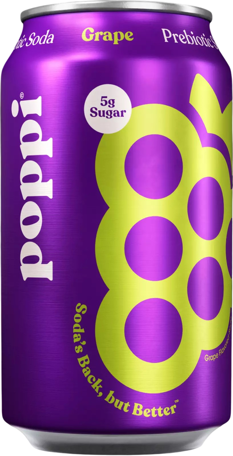 Poppi Grape Prebiotic Soda - Erewhon