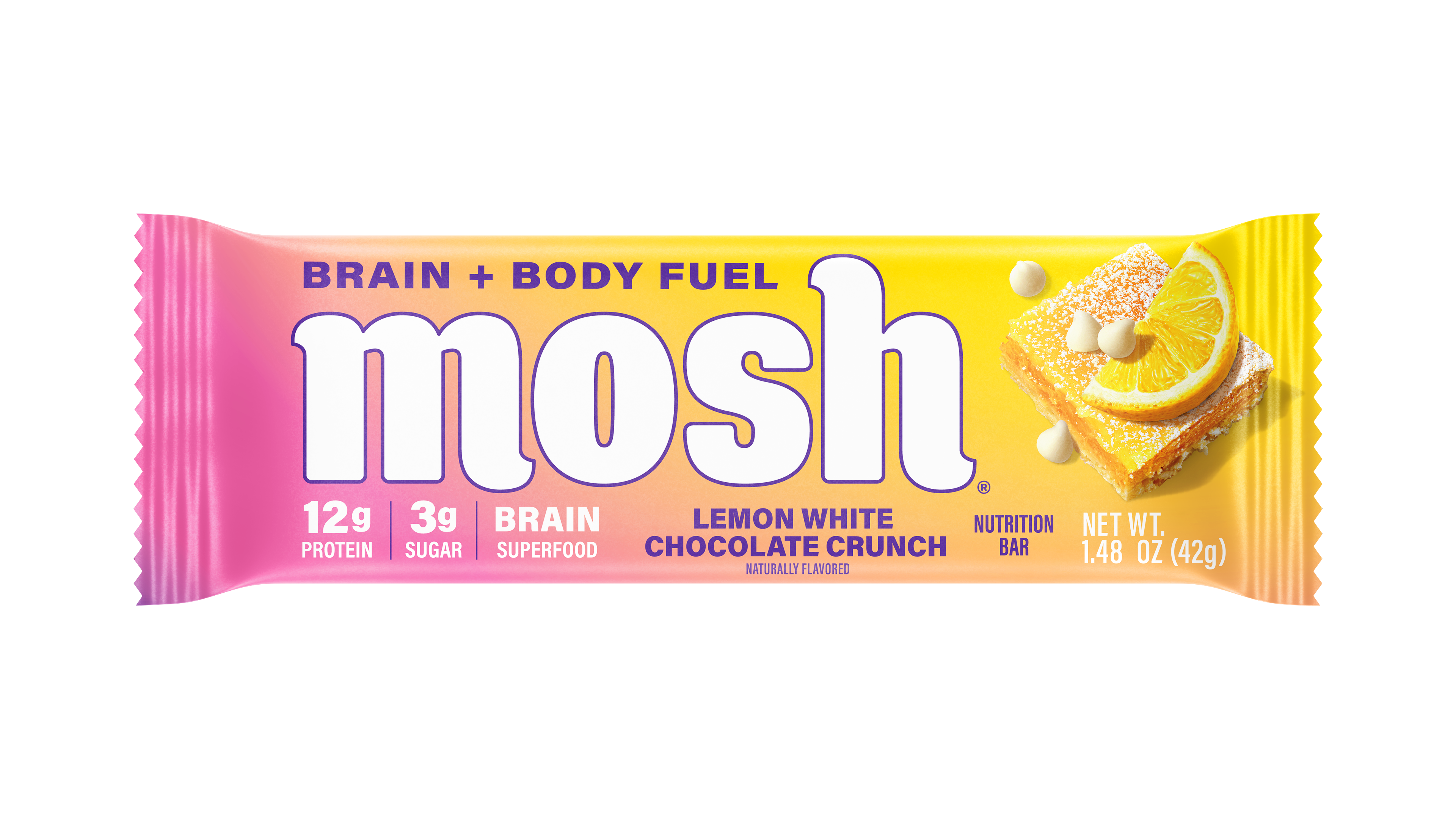 Mosh Lemon White Chocolate Protein Bar - Erewhon