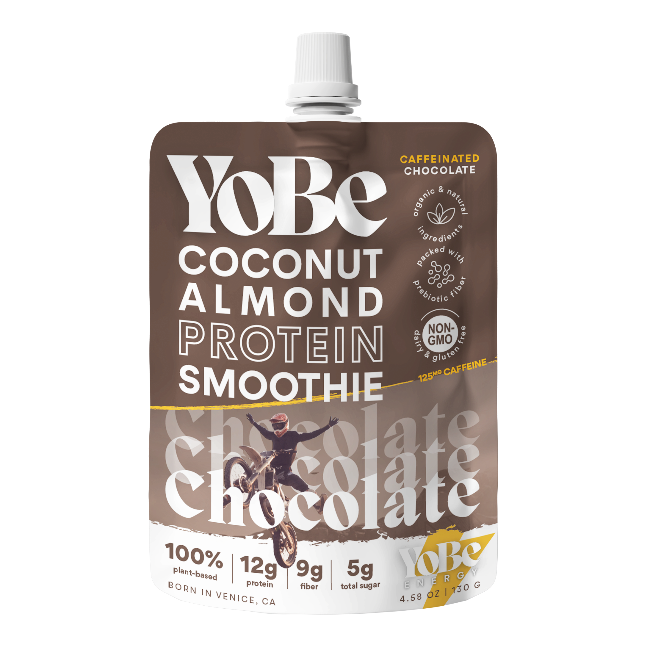 Caffeinated Chocolate Protein Pouch - YoBe