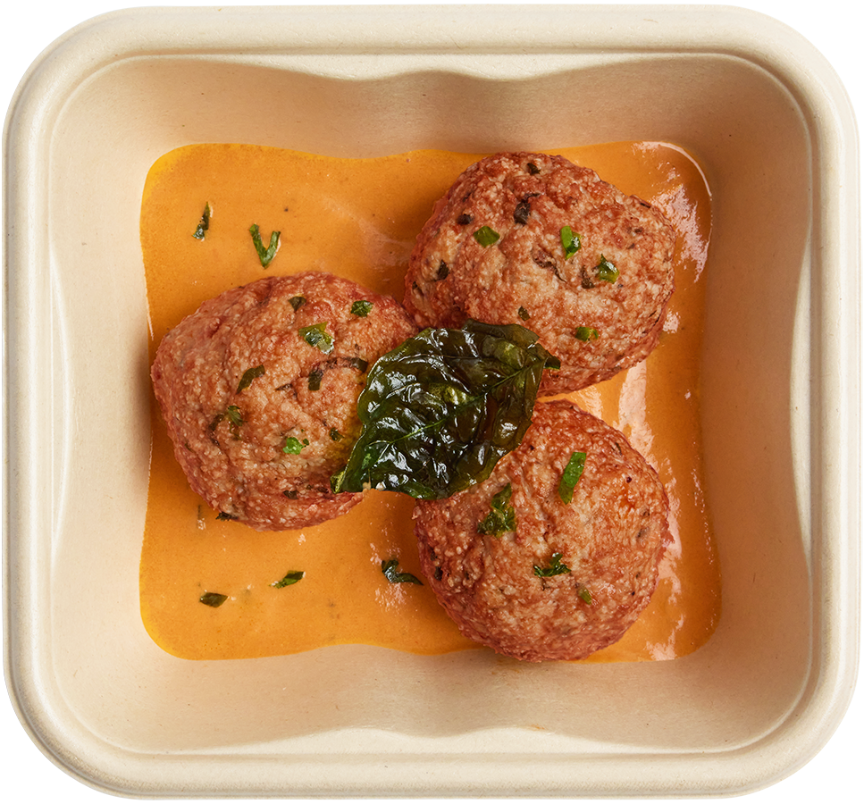 Beef Meatballs with Vodka Sauce (Prepack)