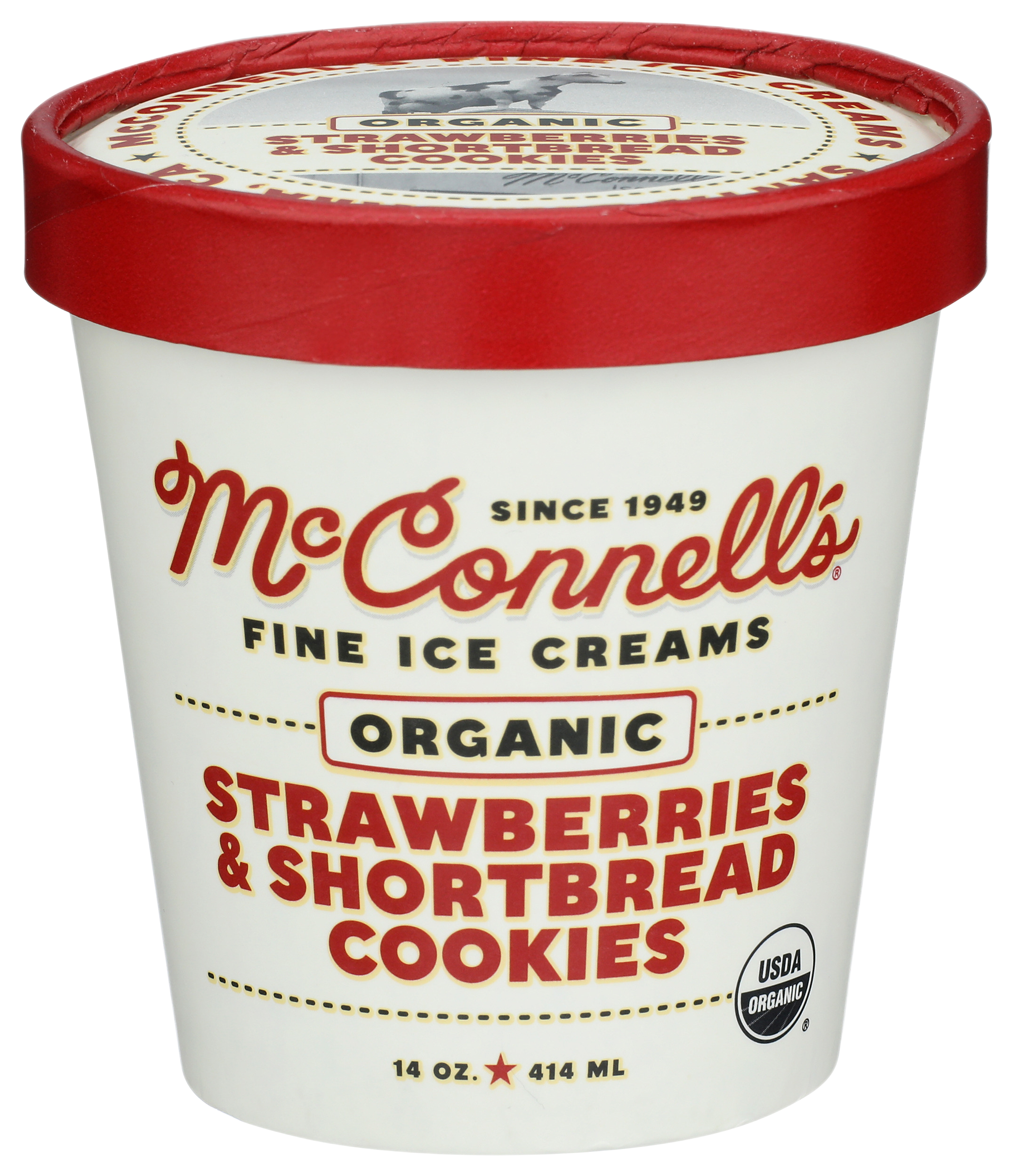 McConnell's Strawberry Shortbread Ice Cream