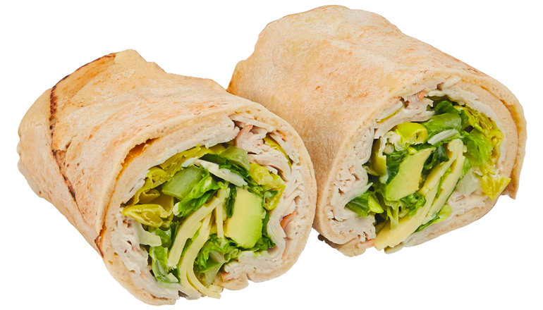 Roasted Turkey Pita Wrap