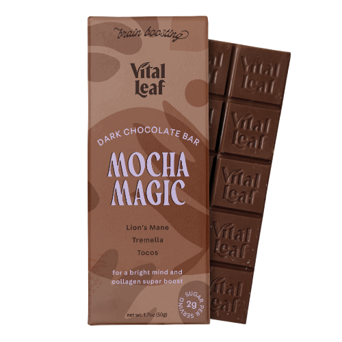 Vital Leaf Mocha Magic Dark Chocolate Bar
