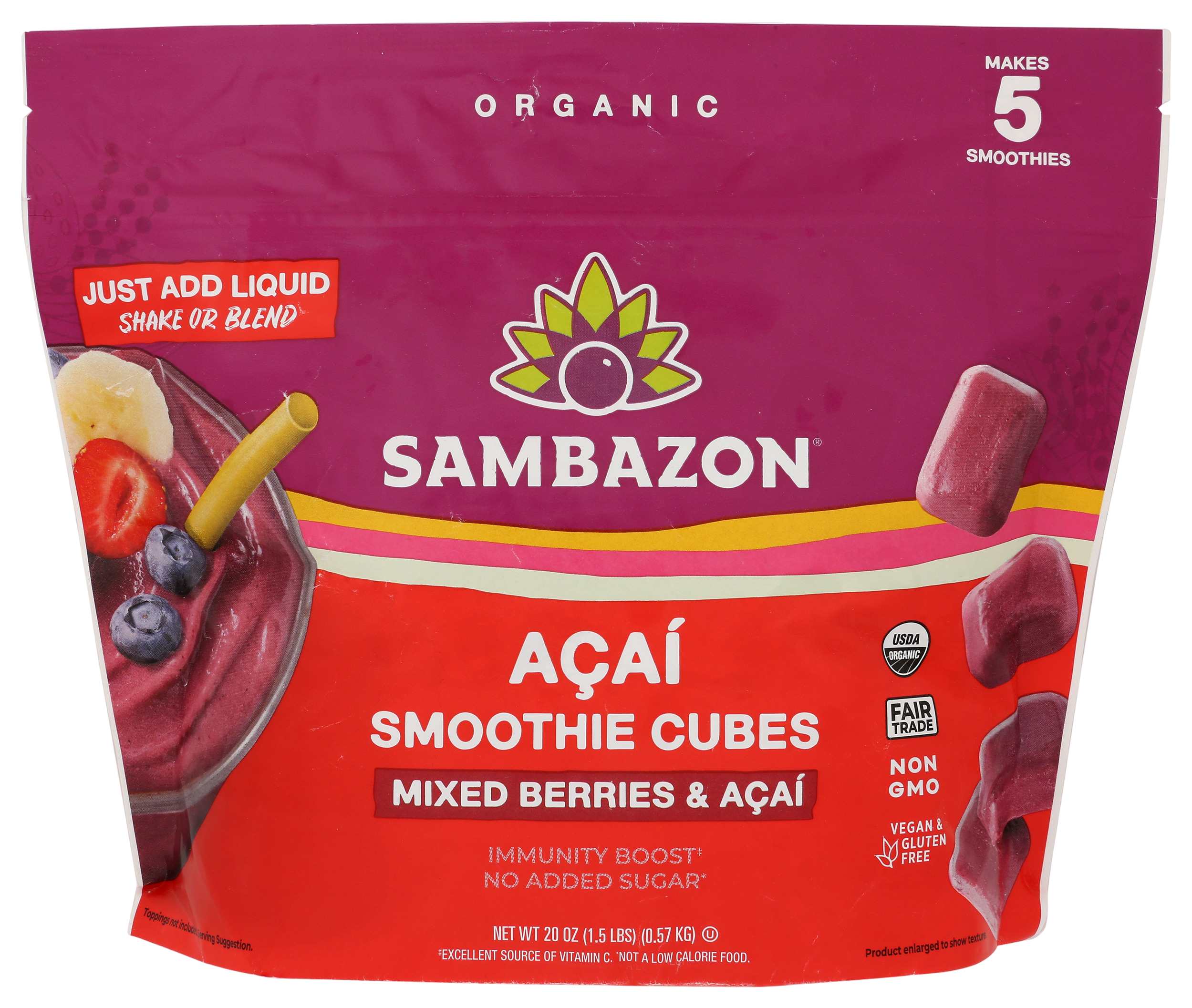 Sambazon Acai Smoothie Cubes - Erewhon