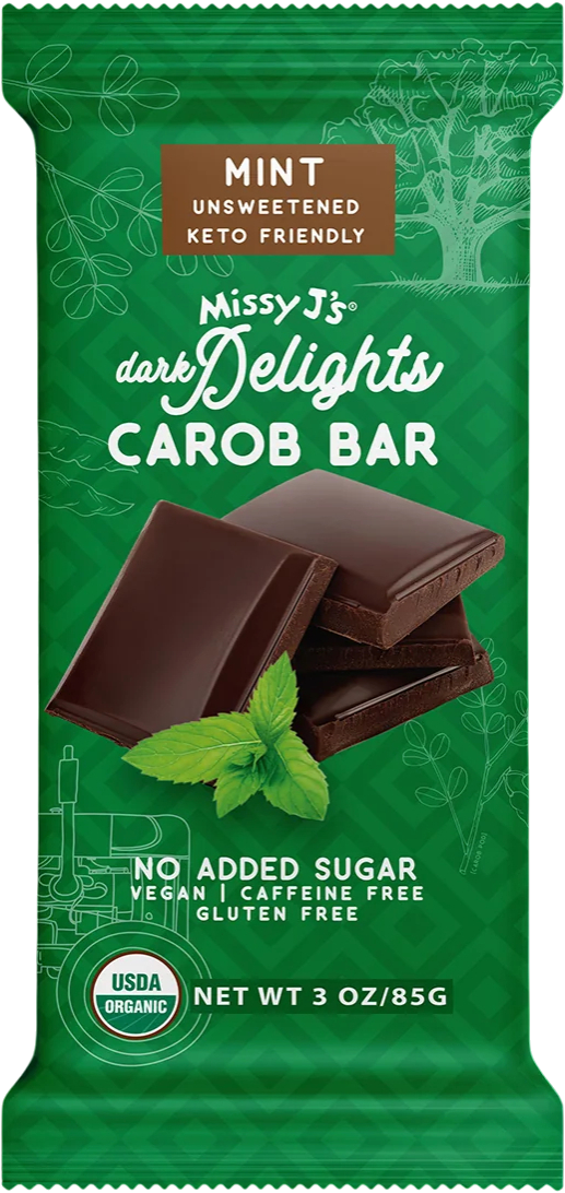 Missy J's Carob Dark Mint Bar - Erewhon