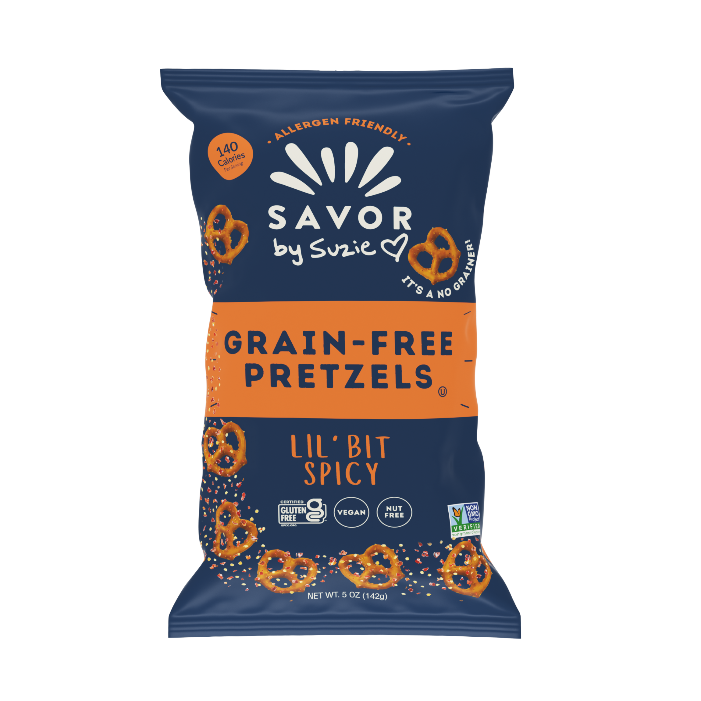 Lil Bit Spicy Grain Free Pretzels - Savor by Suzie
