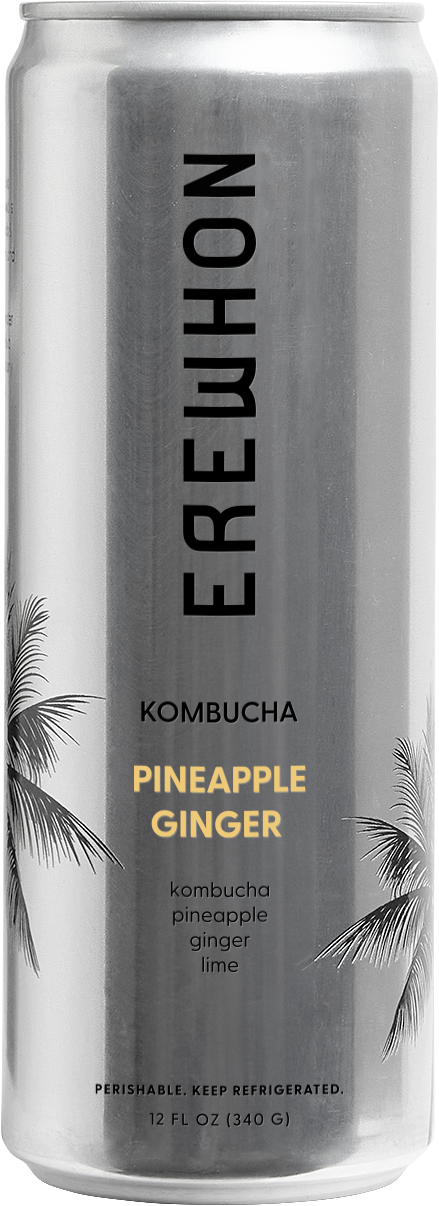 Pineapple Ginger Kombucha - Erewhon